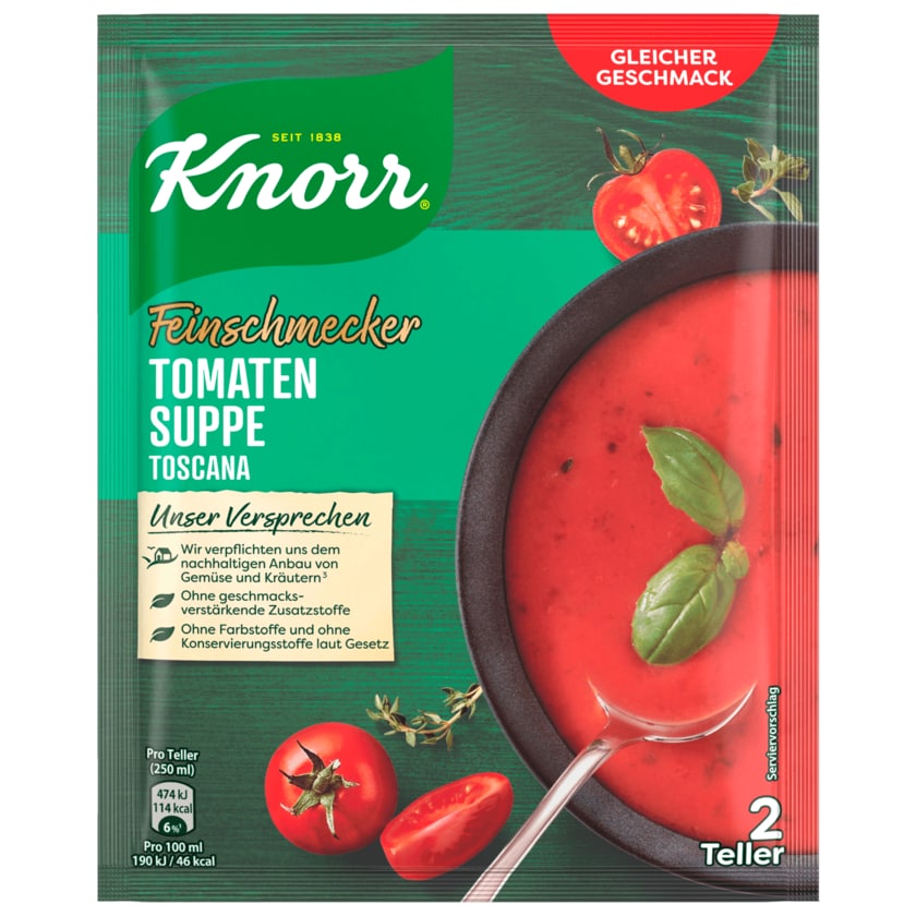 Knorr Feinschmecker Tomaten Suppe Toscana 500ml